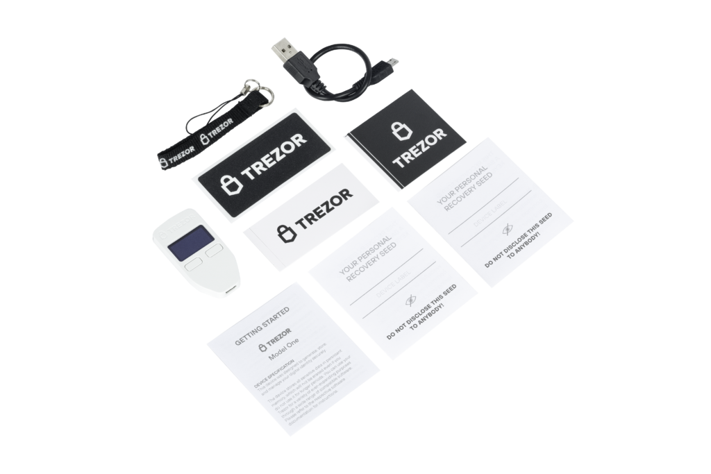 Trezor cold wallet: #getting Started Pack